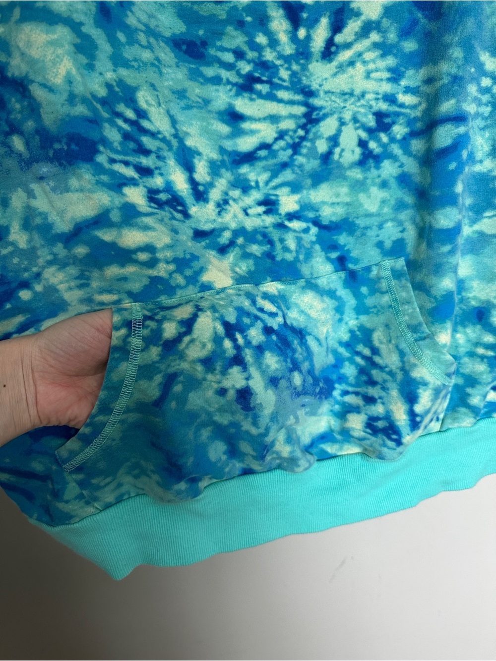 Torrid Tie-Dye Aqua & Teal Lounge Set - Picture 3 of 7